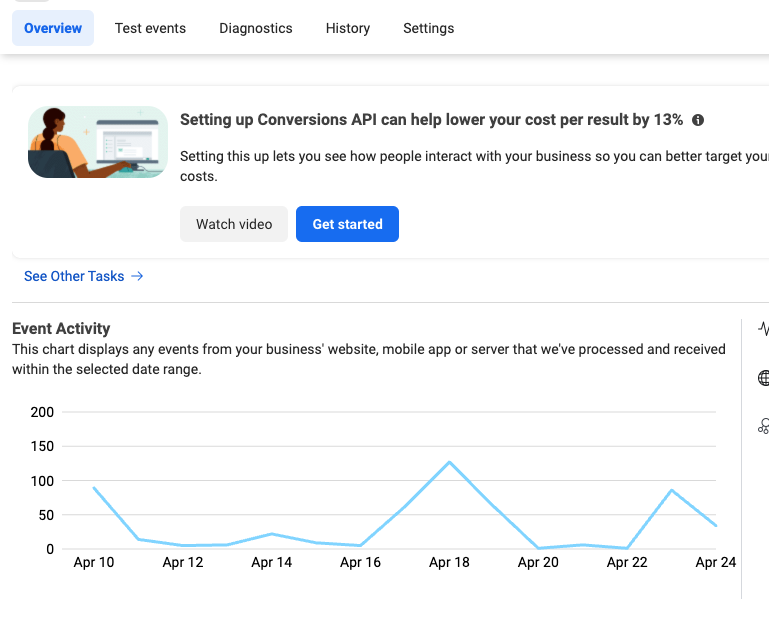 facebook event setup tool